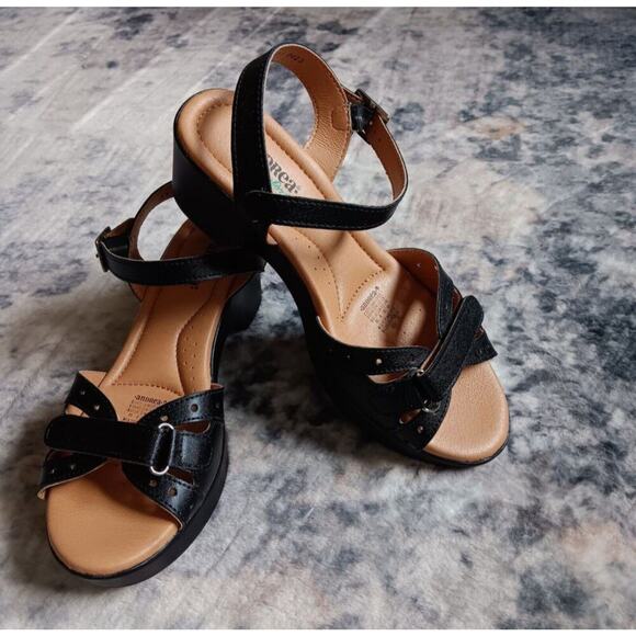 Andrea Comfort Sandals Bundle Of 2 Gold/Black Women's Size 8 NWB - Picture 12 of 16